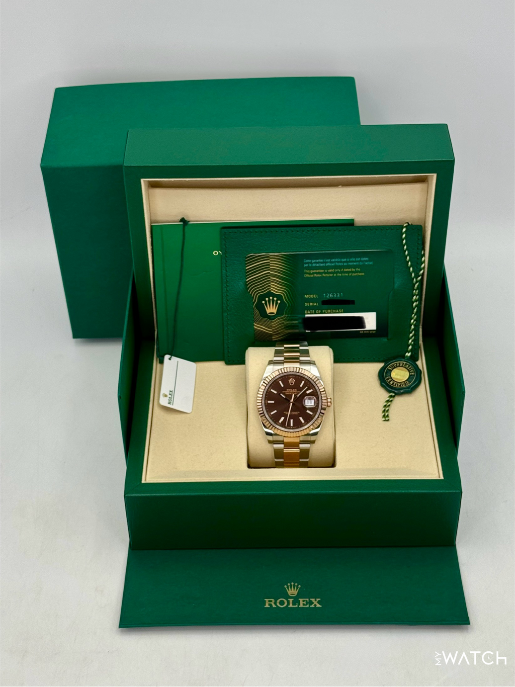NEW 2026 Rolex Datejust 41mm 126331 Two-Tone Oyster Chocolate Dial
