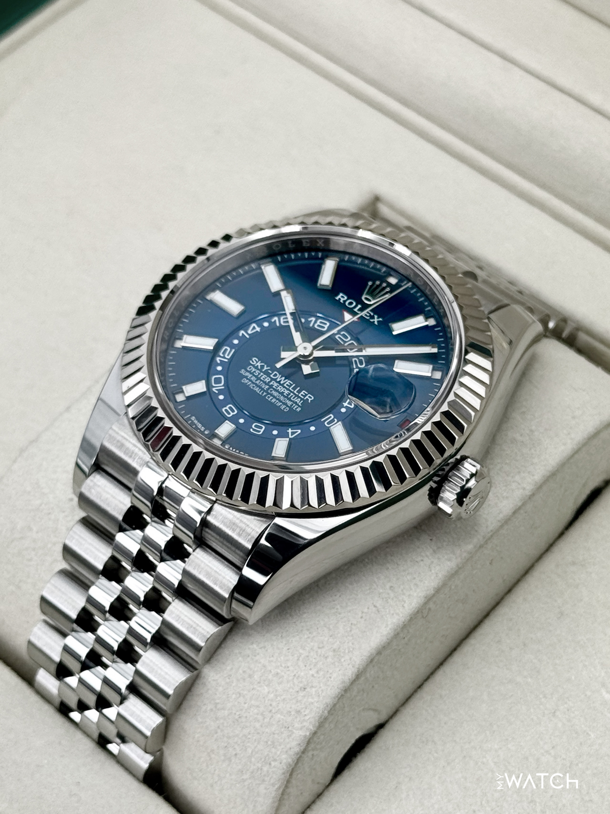 2025 Rolex Sky-Dweller 42mm 336934 Jubilee Blue Dial