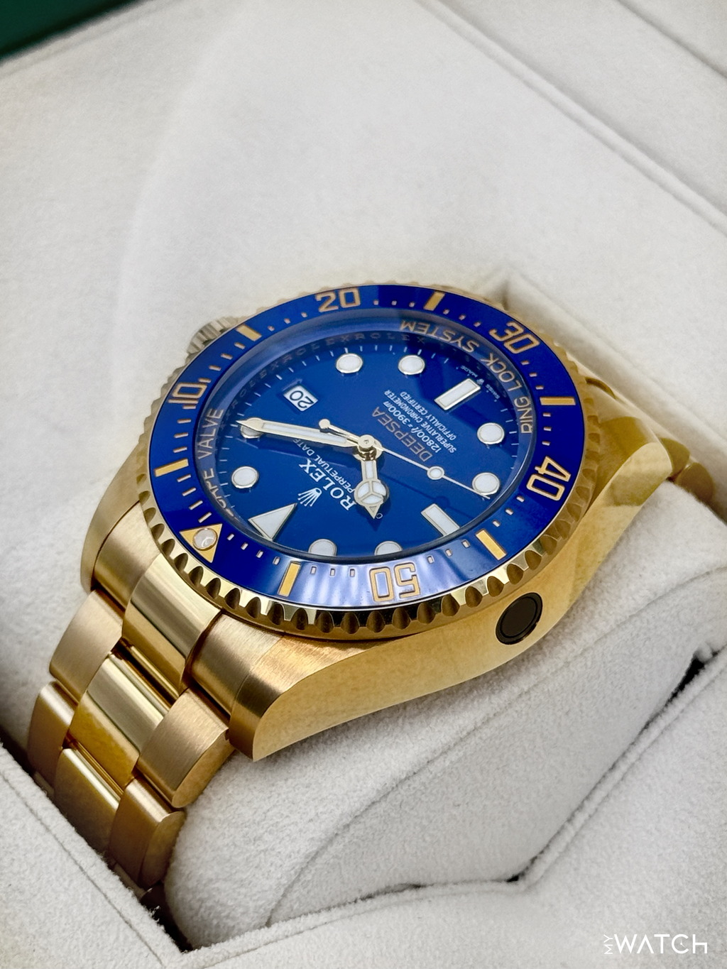 2025 Rolex Deepsea 44mm 136668LB Yellow Gold Blue Dial