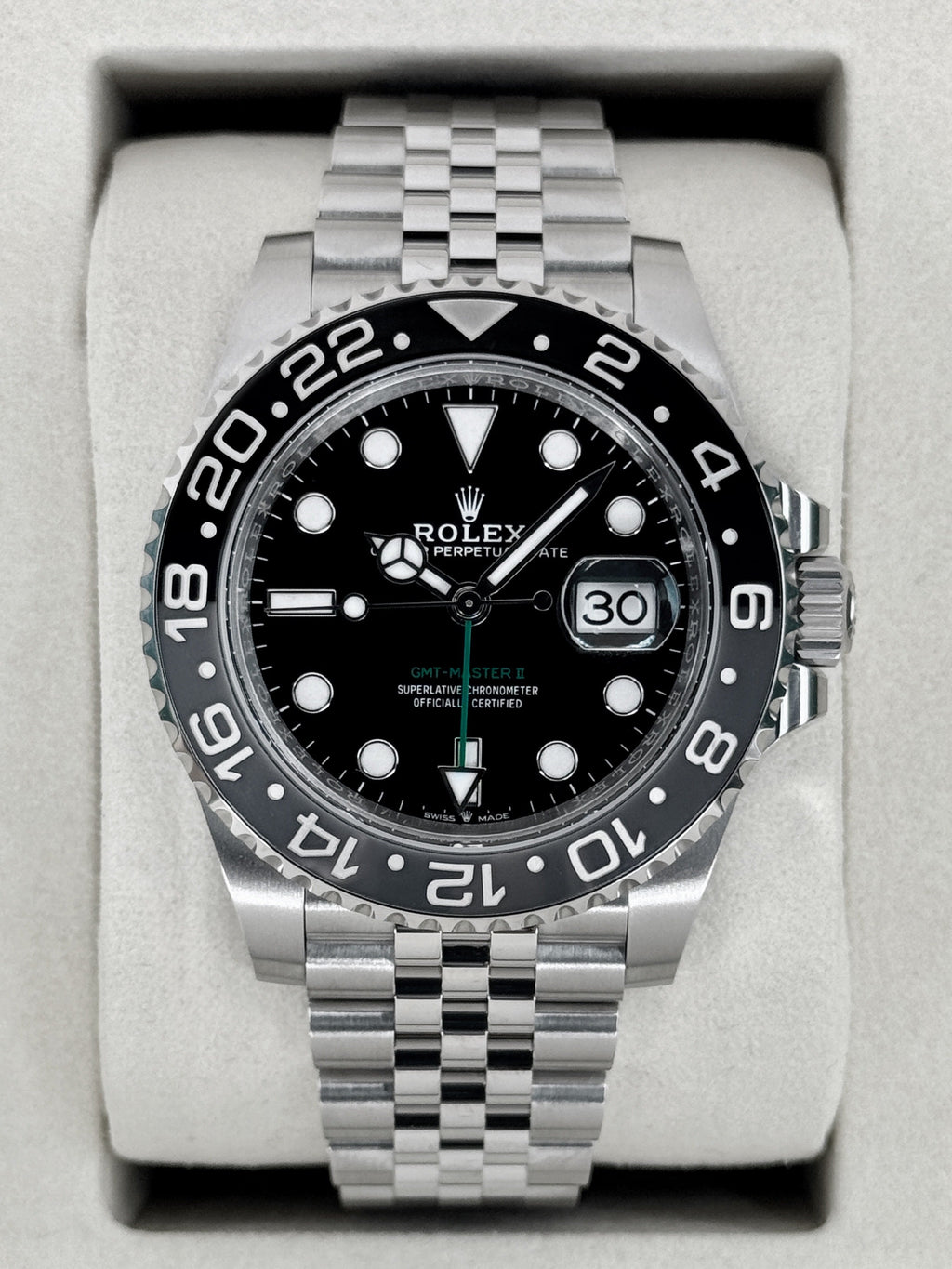 NEW 2026 Rolex GMT-Master II Bruce Wayne 40mm 126710GRNR Jubilee (STICKERED)