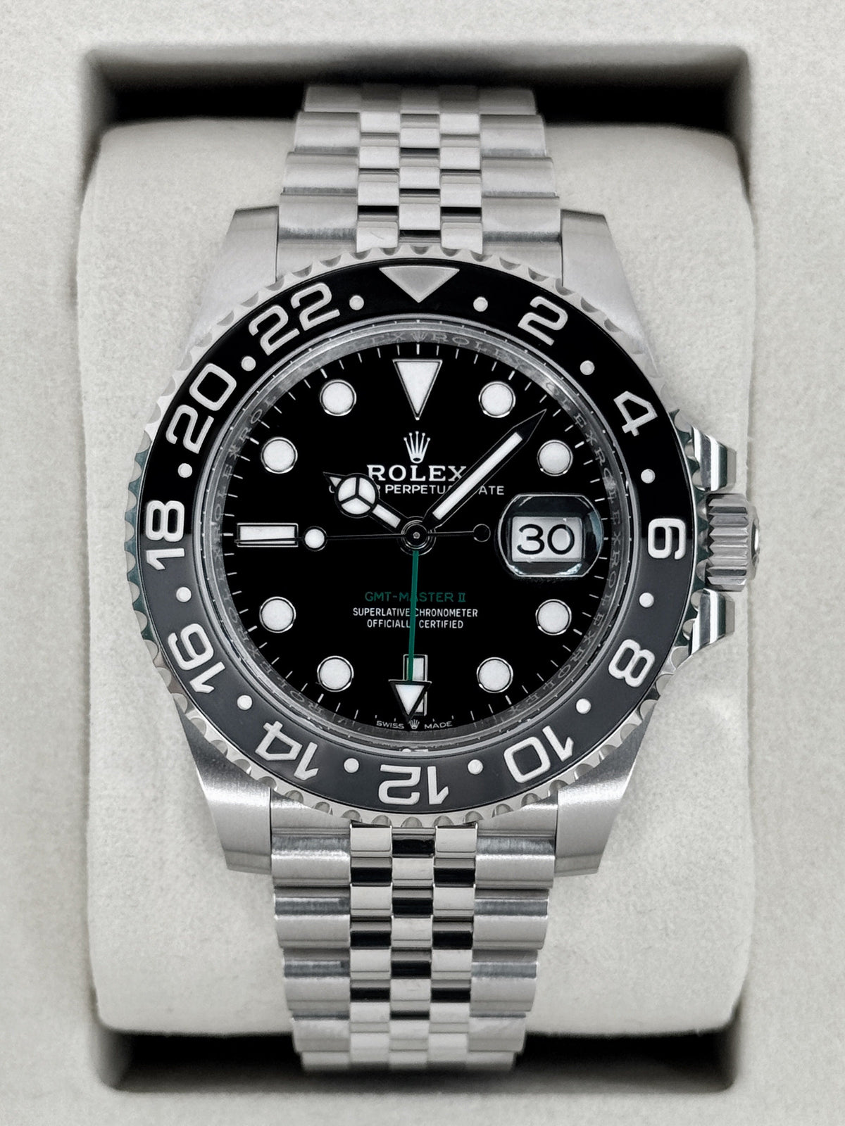 NEW 2026 Rolex GMT-Master II Bruce Wayne 40mm 126710GRNR Jubilee (STICKERED)