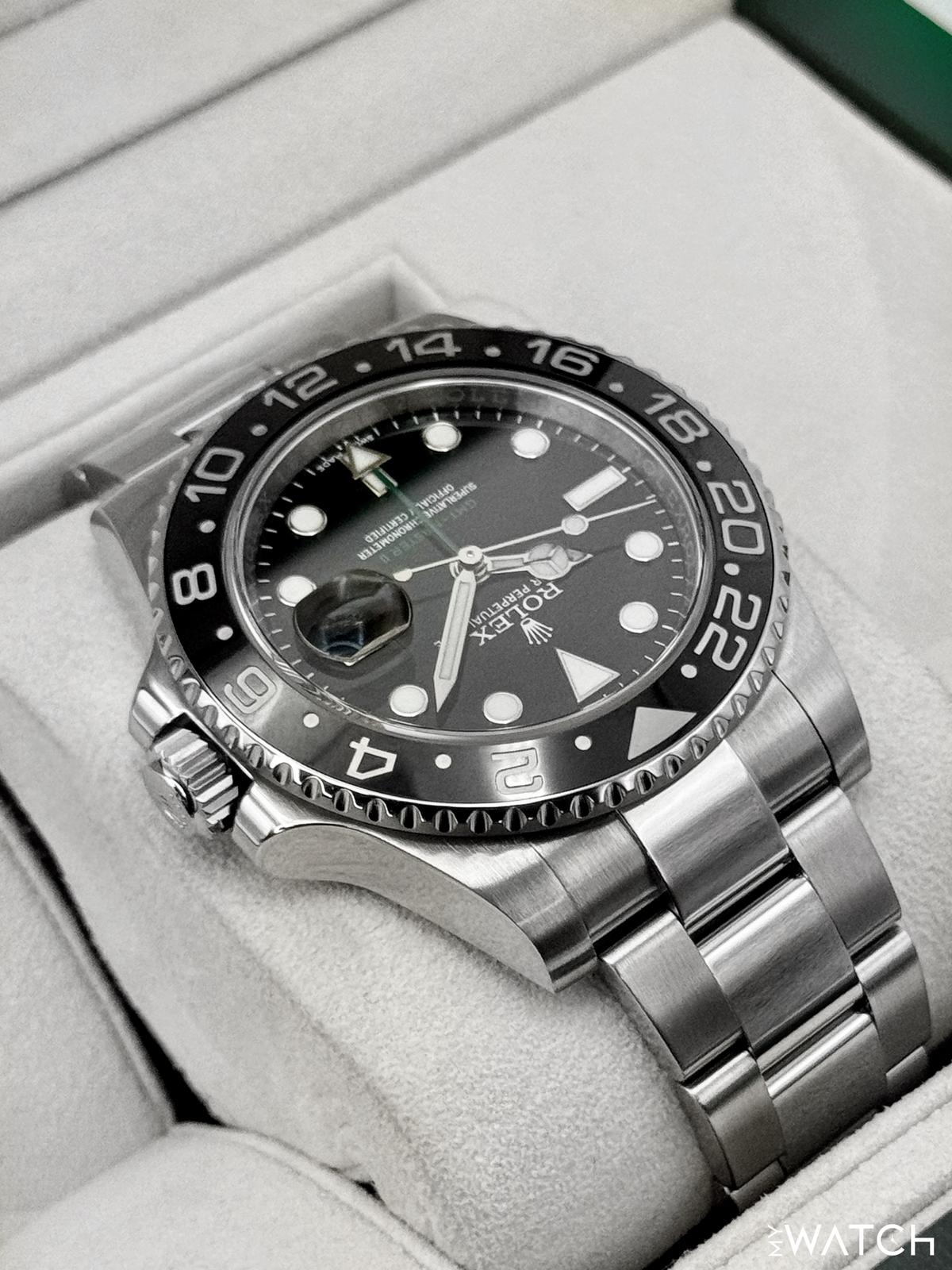 2015 Rolex GMT-Master II 40mm 116710LN Stainless Steel Black Dial