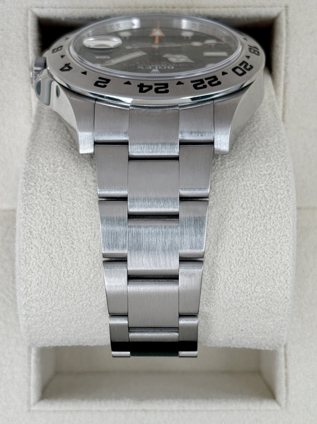 2012 Rolex Explorer II 42mm 216570 Stainless Steel Black Dial