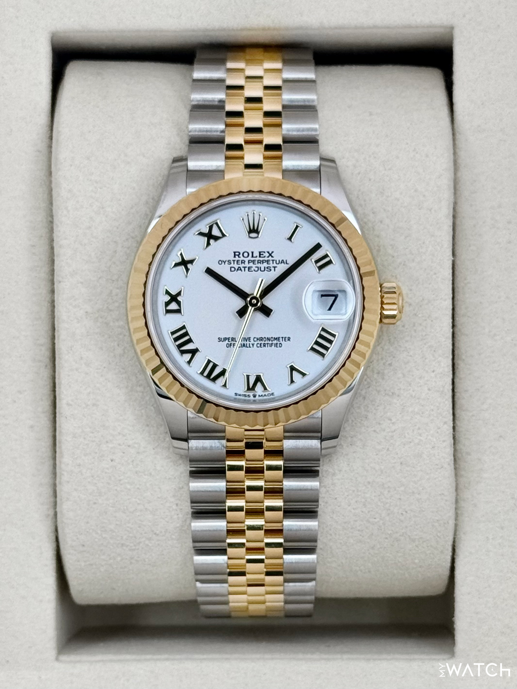NEW 2026 Rolex Datejust 31mm 278273 Two-Tone Jubilee White Dial