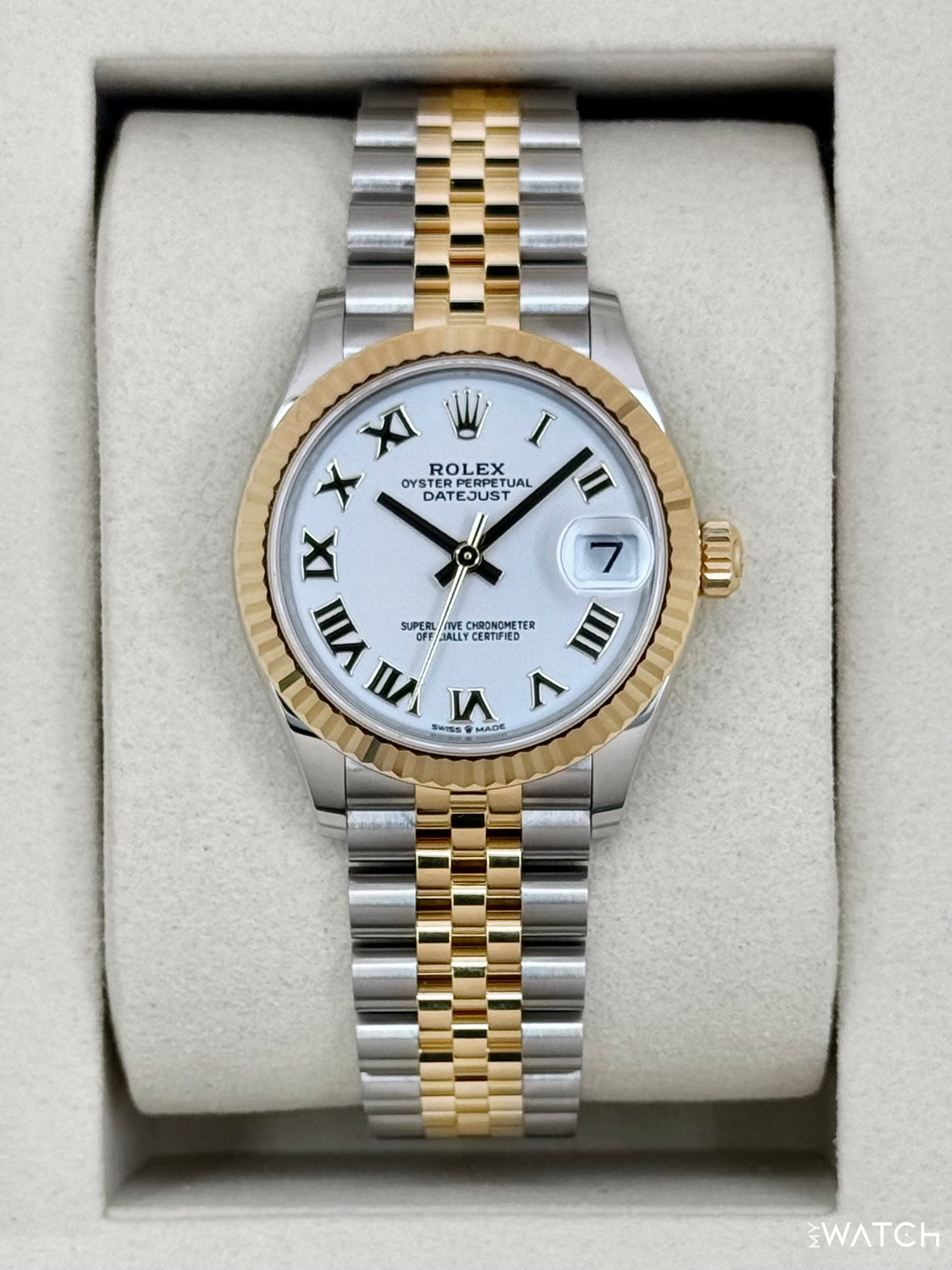 NEW 2026 Rolex Datejust 31mm 278273 Two-Tone Jubilee White Dial