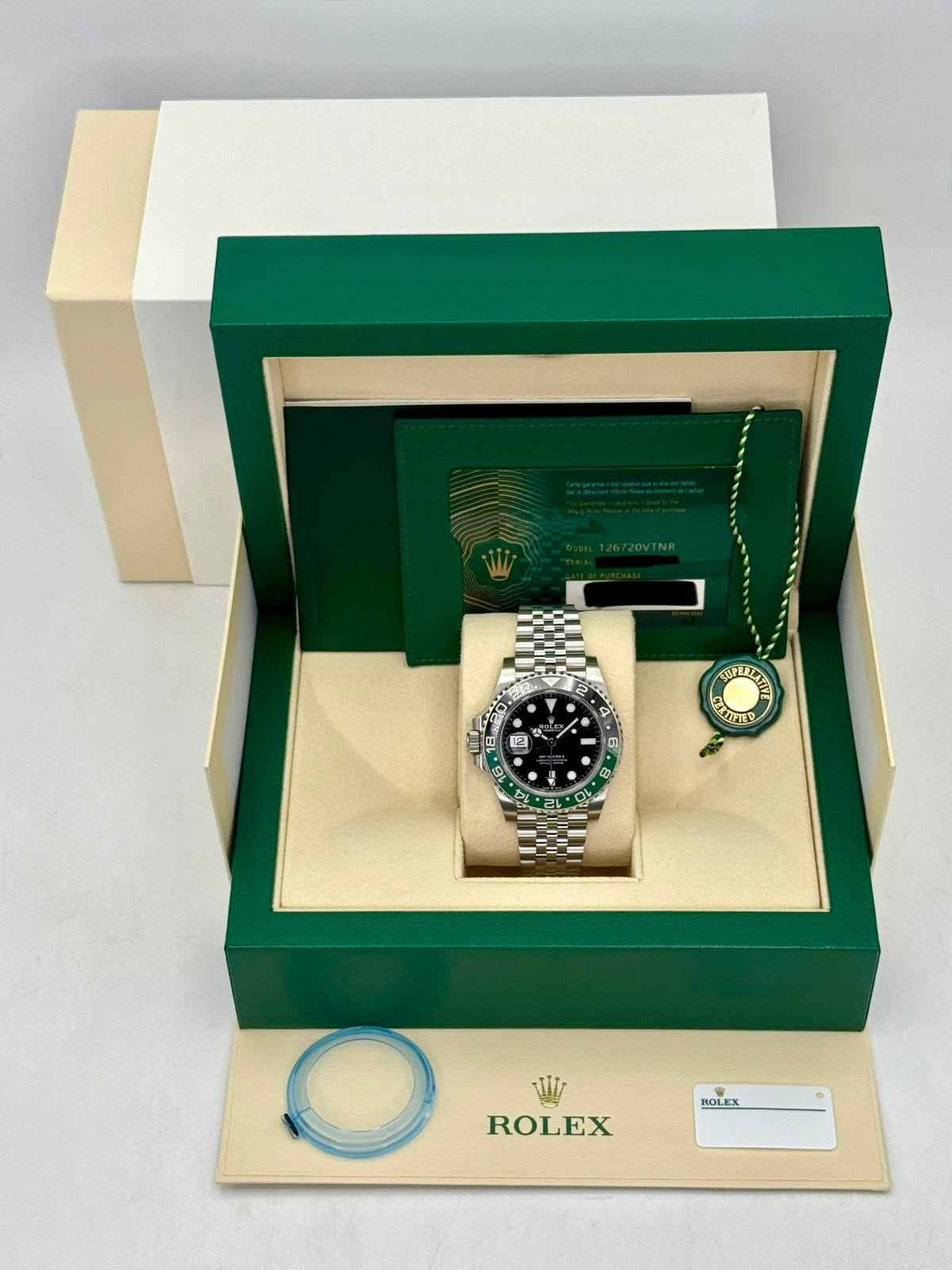 2022 Rolex GMT-Master II "Sprite" 40mm 126720VTNR Jubilee