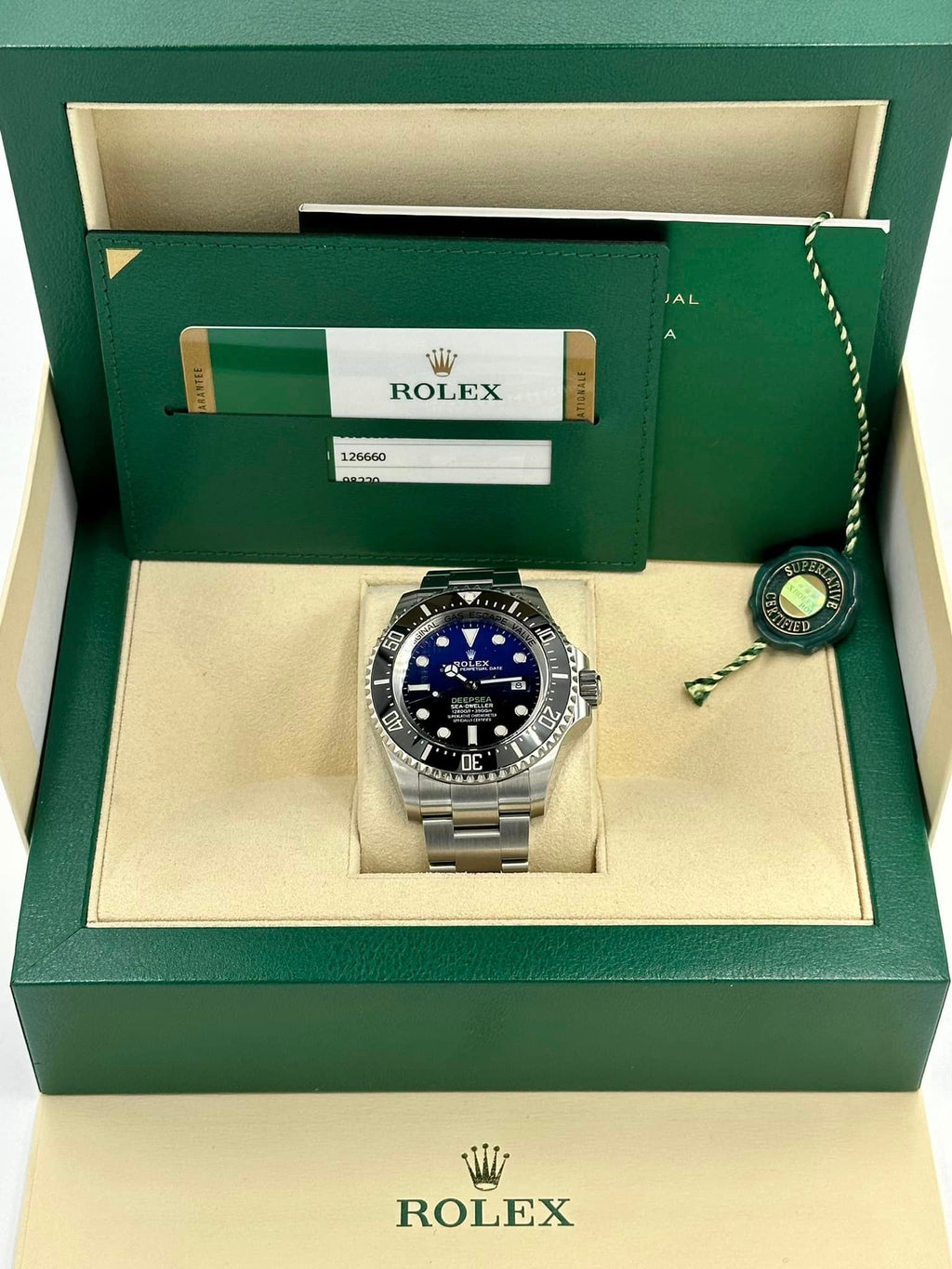 2018 Rolex Deepsea "James Cameron" 44mm 126660 Blue Dial