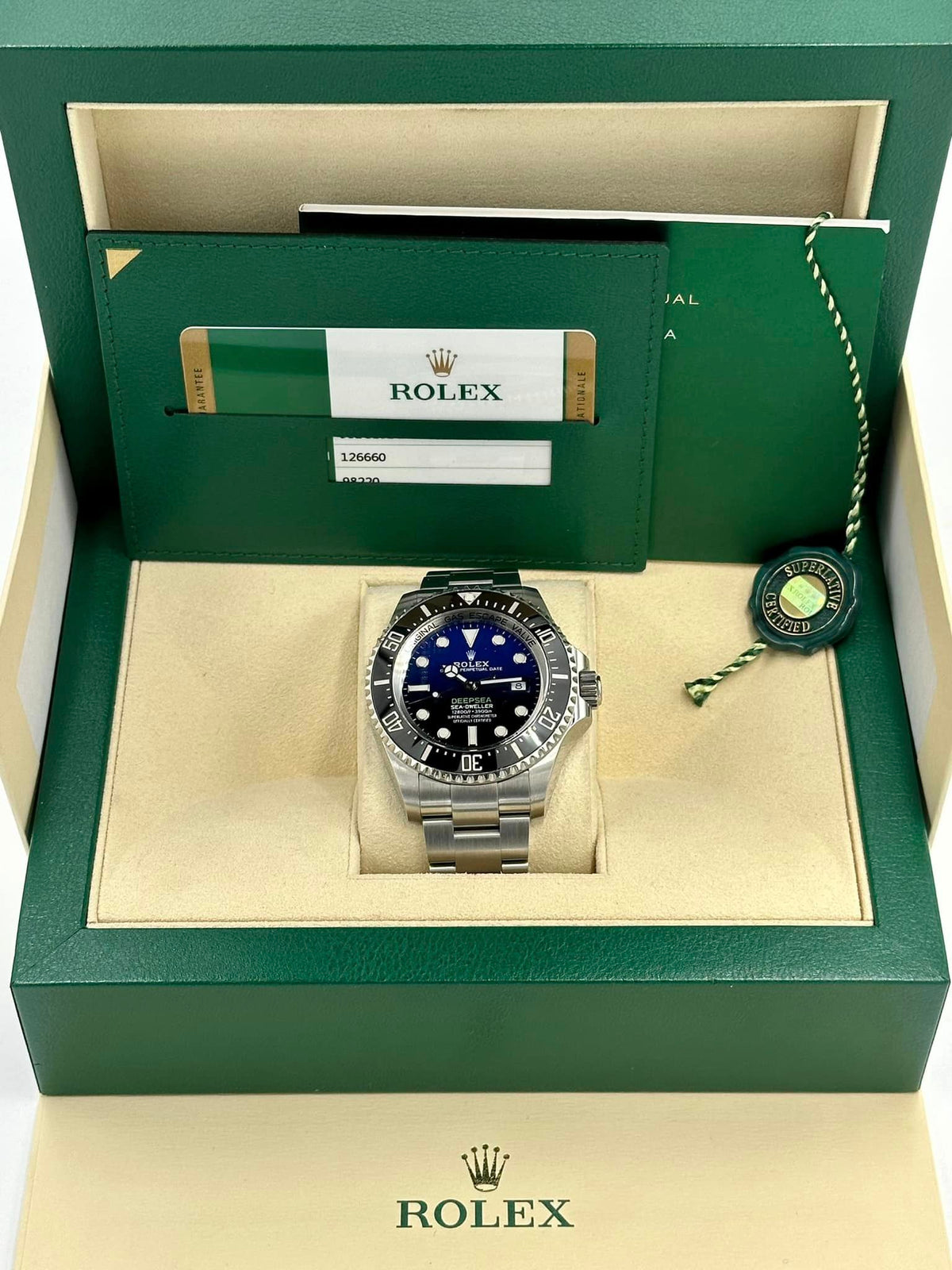 2018 Rolex Deepsea "James Cameron" 44mm 126660 Blue Dial