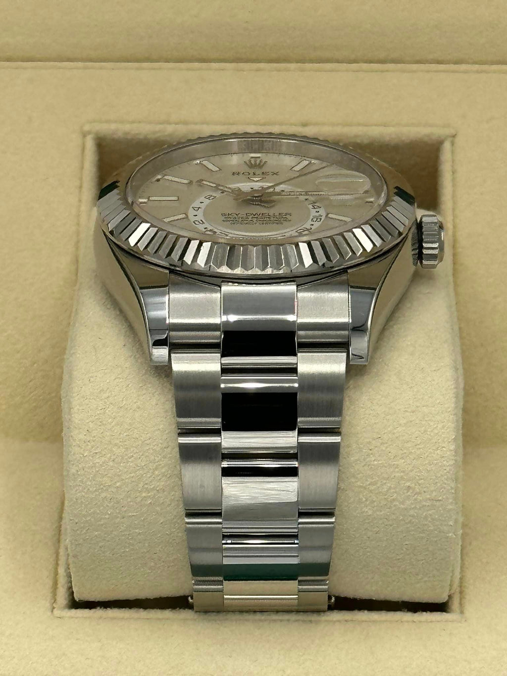 Rolex Sky-Dweller 42mm 326934 Stainless Steel Oyster White Dial