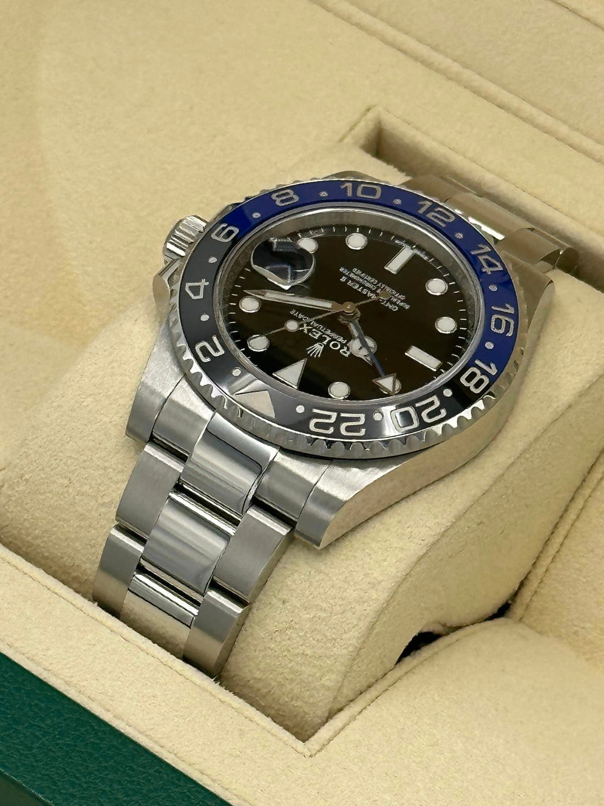 2018 Rolex GMT Master II "Batman" 40mm 116710BLNR Oyster