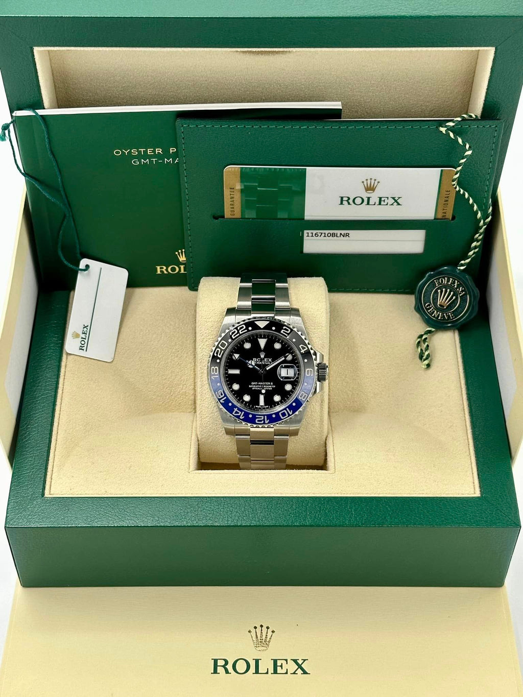 2018 Rolex GMT Master II "Batman" 40mm 116710BLNR Oyster