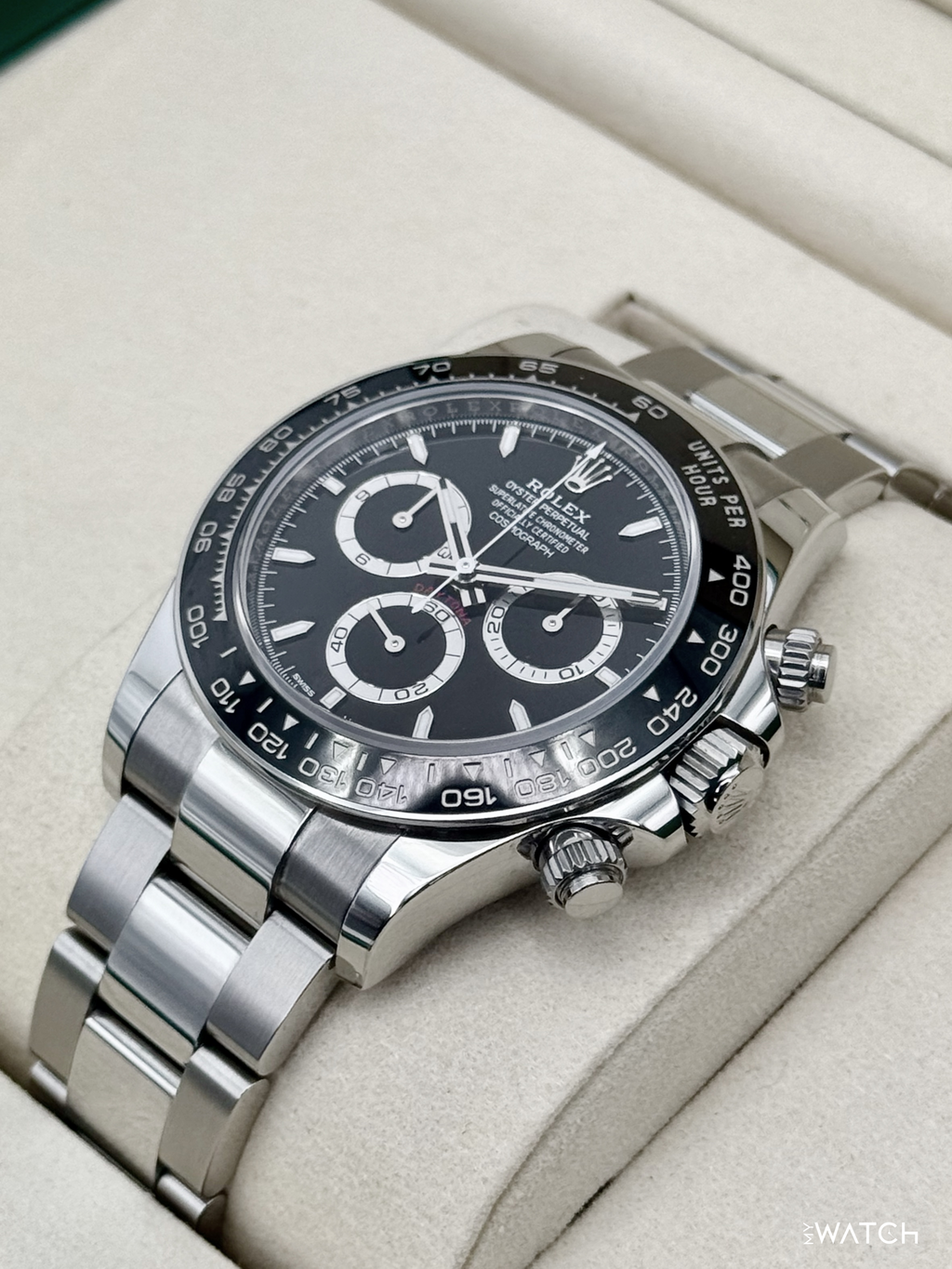 2025 Rolex Daytona 40mm 126500LN Stainless Steel Black Dial