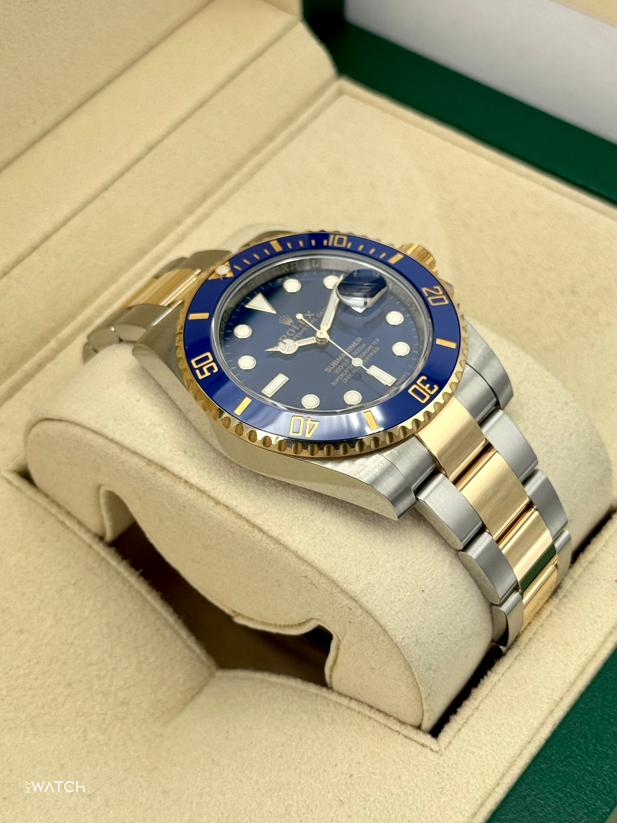 2017 Rolex Submariner "Bluesy" 40mm 116613LB Two-Tone Blue Dial