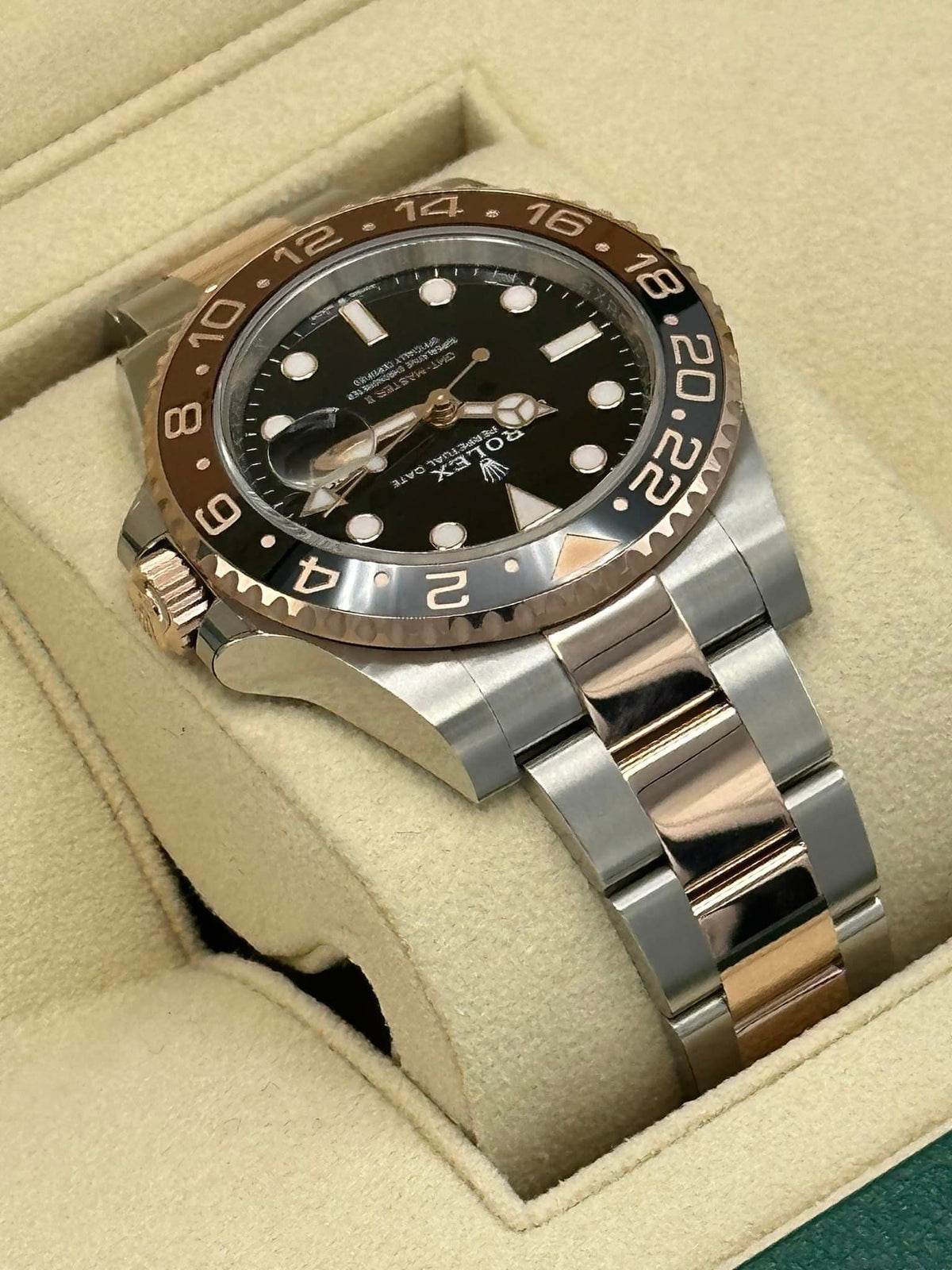 NEW 2023 Rolex GMT-Master II "Rootbeer" 40mm 126711CHNR Two-Tone