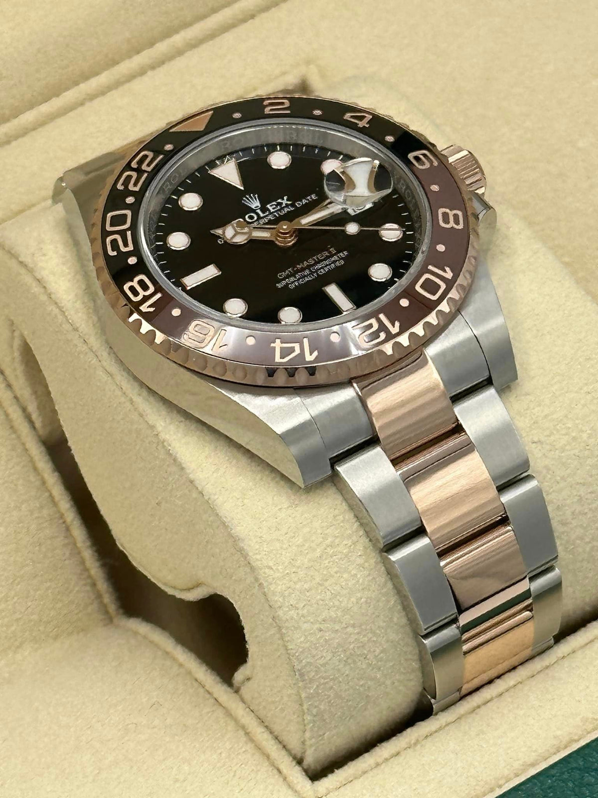 NEW 2023 Rolex GMT-Master II "Rootbeer" 40mm 126711CHNR Two-Tone