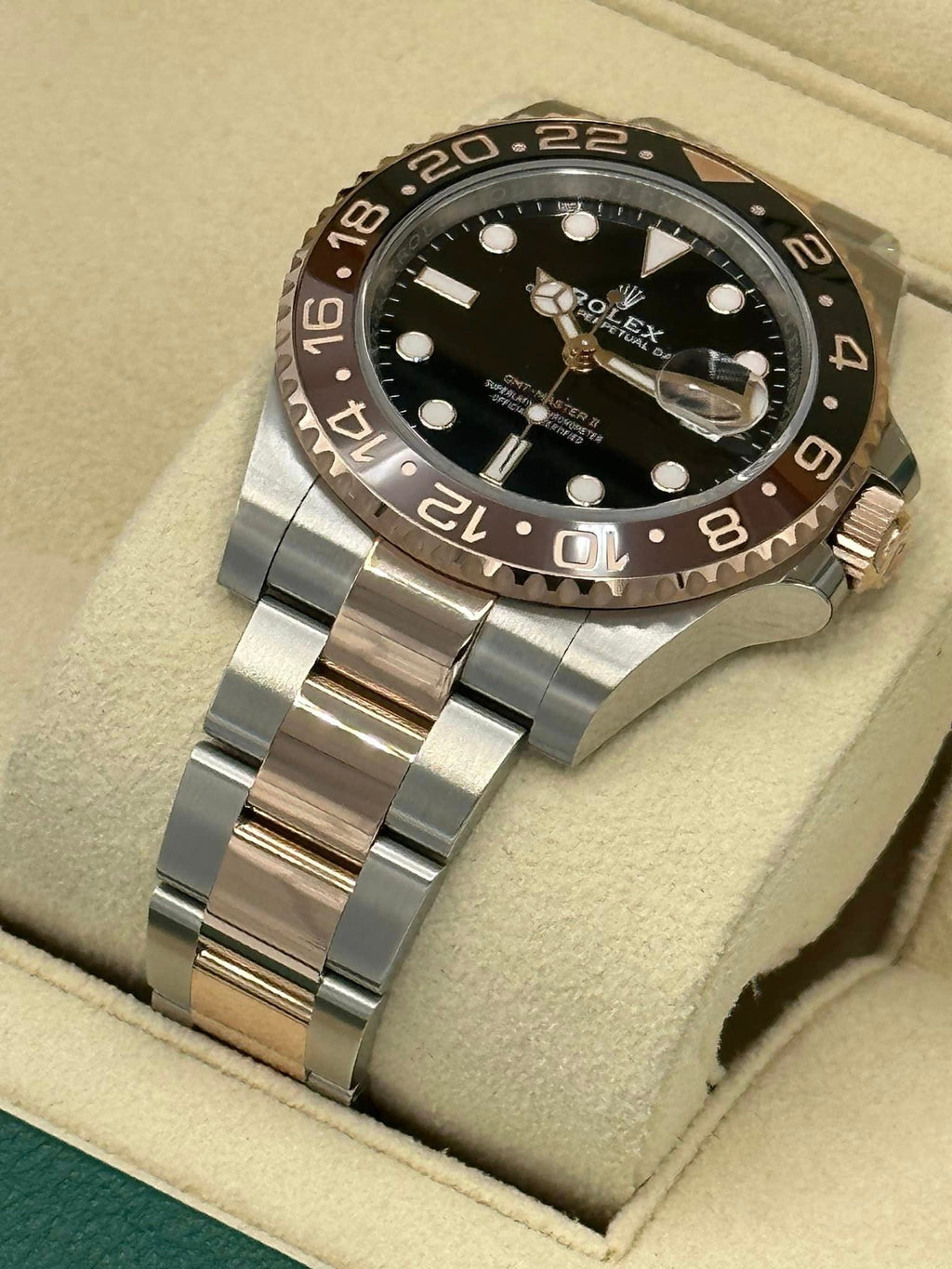 NEW 2023 Rolex GMT-Master II "Rootbeer" 40mm 126711CHNR Two-Tone