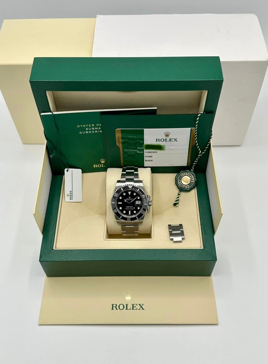NEW 2020 Rolex Submariner 40mm 116610LN Stainless Steel Black Dial