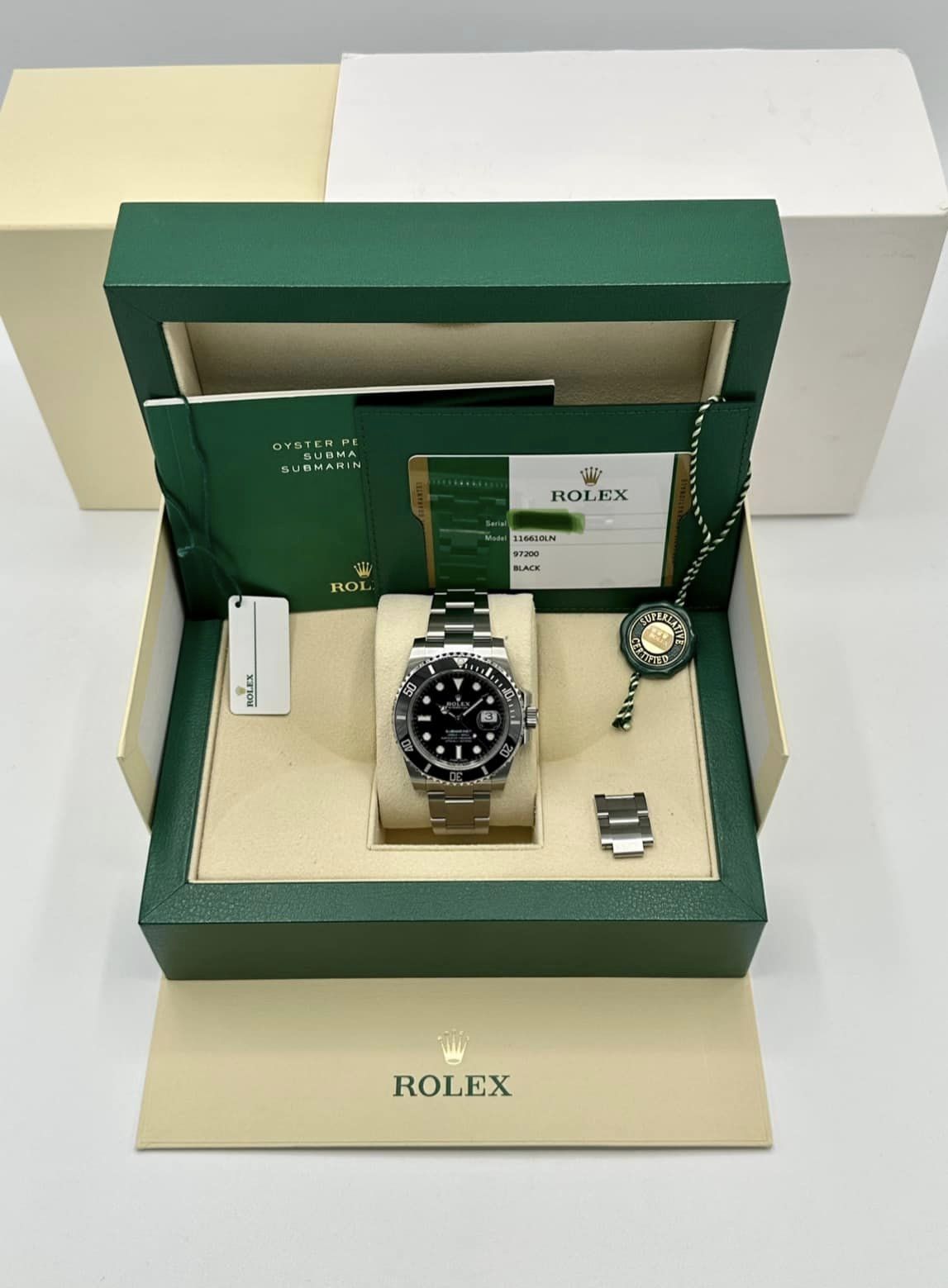 NEW 2020 Rolex Submariner 40mm 116610LN Stainless Steel Black Dial