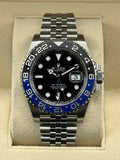 NEW 2023 Rolex GMT-Master II "Batgirl" 40mm 126710BLNR Jubilee Black Dial