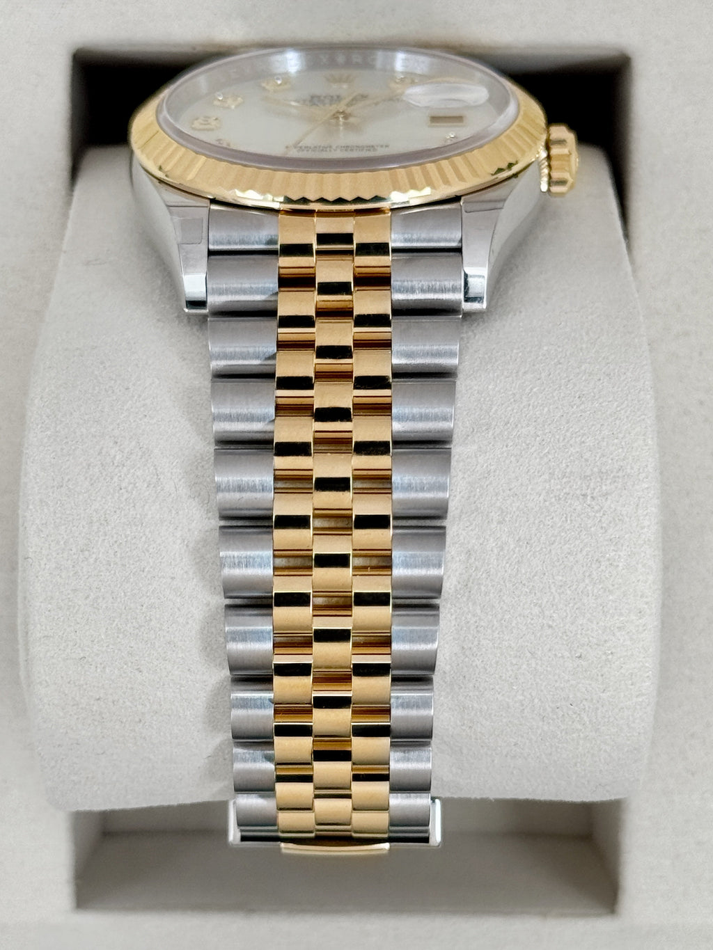 NEW 2026 Rolex Datejust 36mm 126233 Two-Tone Jubilee Mother of Pearl Diamond Dial