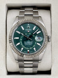 2025 Rolex Sky-Dweller 42mm 336934 Oyster Green Dial