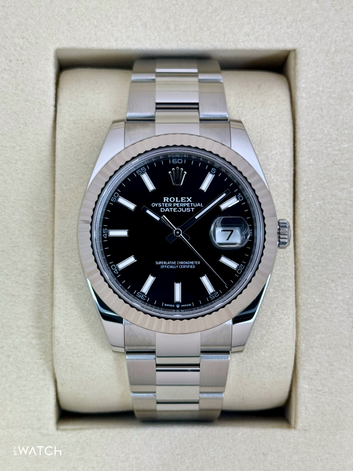 NEW 2025 Rolex Datejust 41mm 126334 Oyster Black Dial
