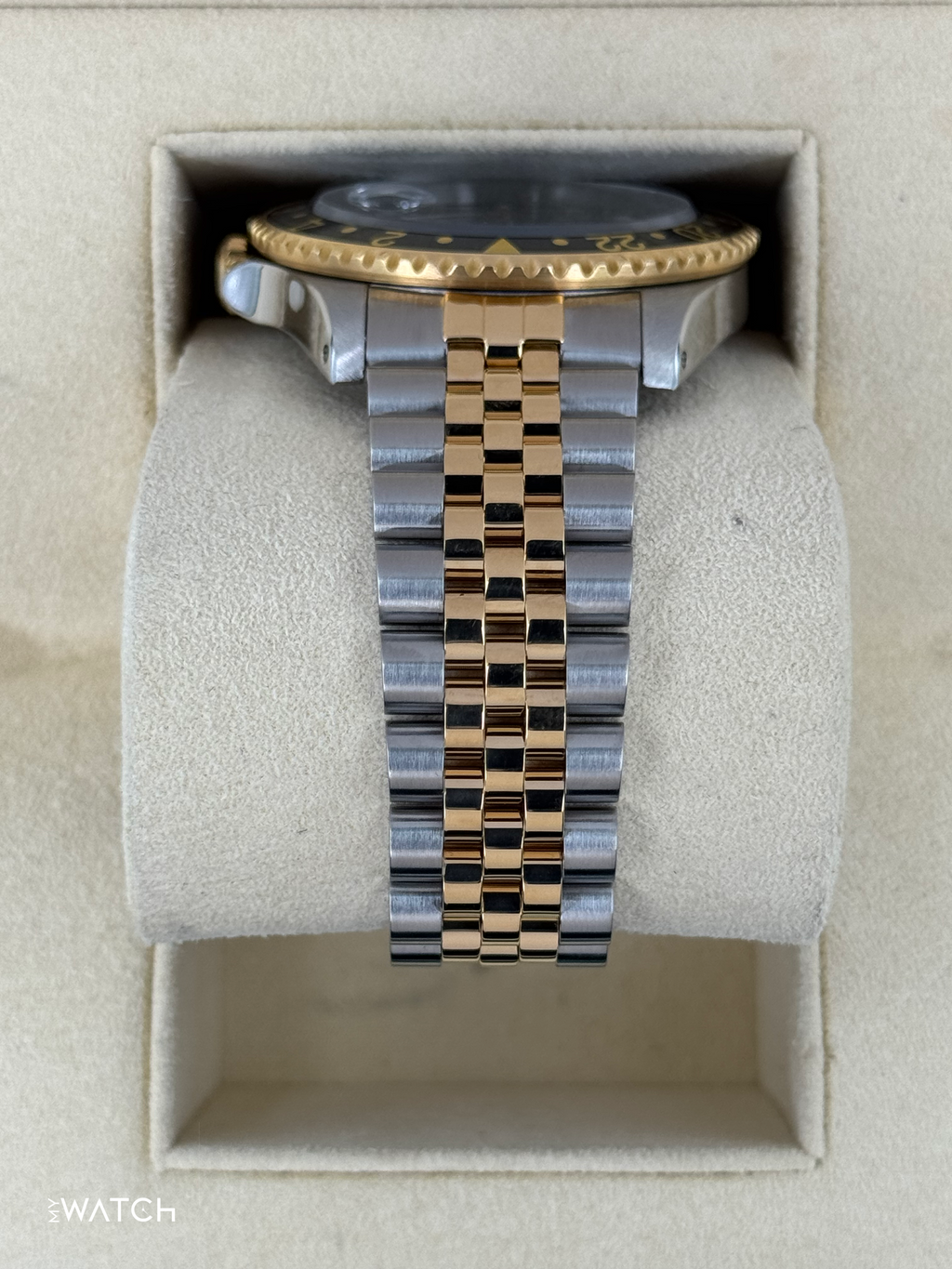 1988 Rolex GMT-Master II 40mm 16713 Two-Tone Jubilee Black Dial