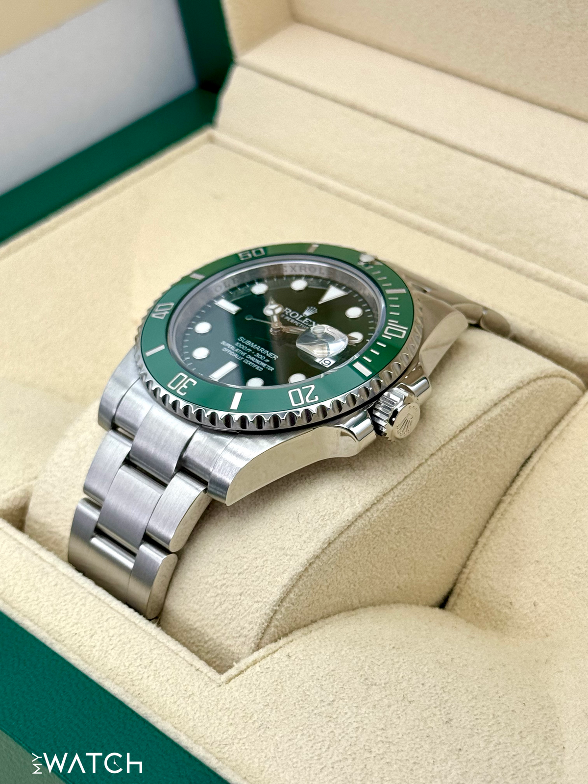 2015 Rolex Submariner “Hulk” 40mm 116610LV Green Dial