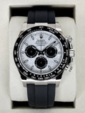 NEW 2026 Rolex Daytona 40mm 126519LN White Gold Oysterflex Meteorite Dial (NEW STYLE CARD)