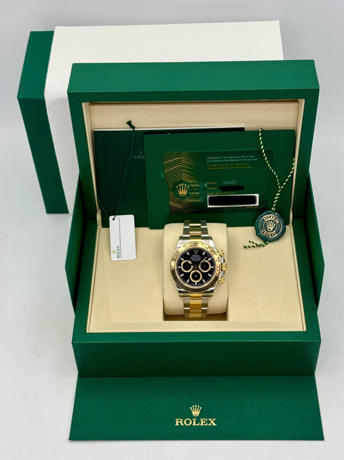 2025 Rolex Daytona 40mm 126503 Two-Tone Black Dial