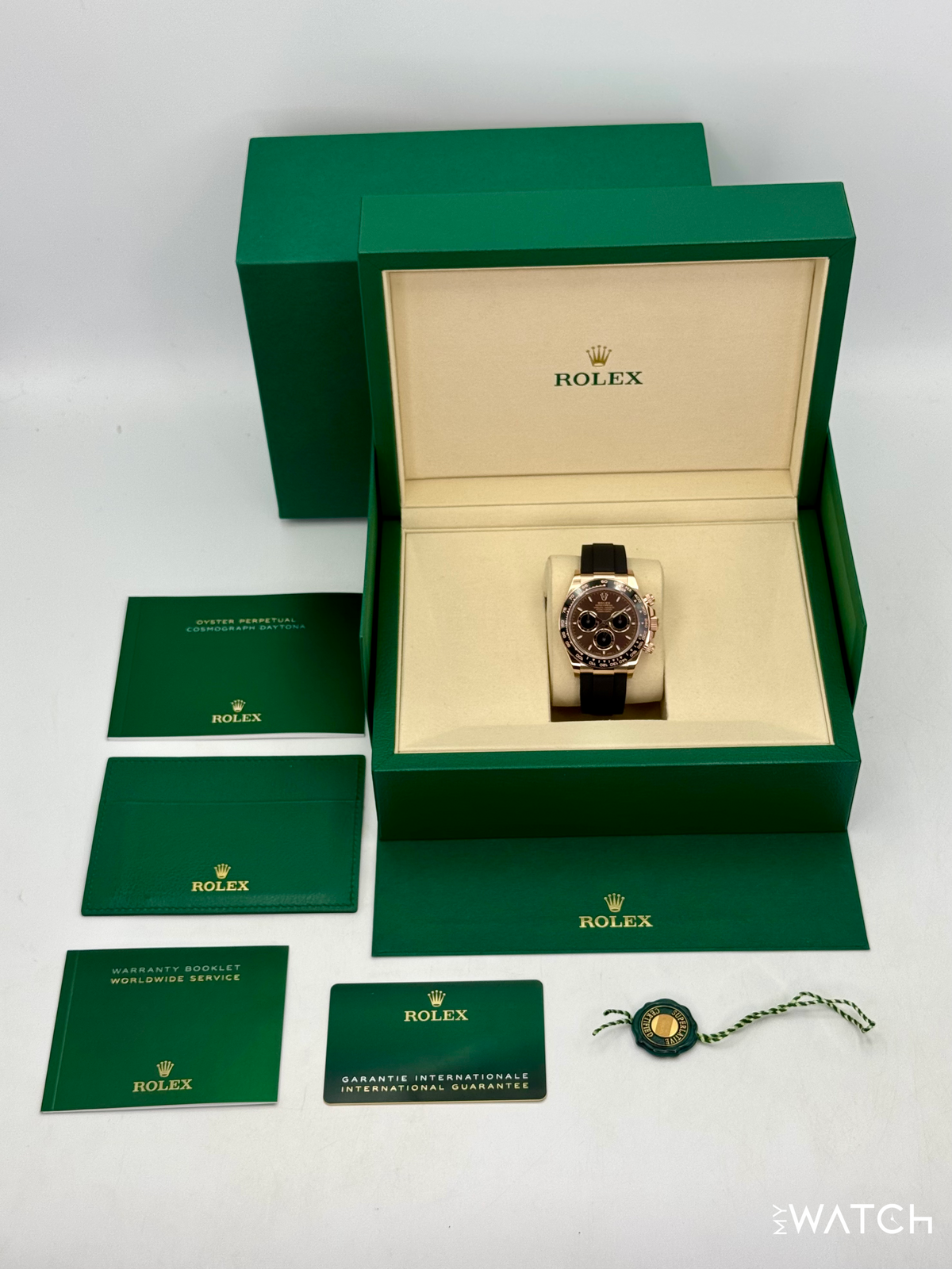 NEW 2026 Rolex Daytona 40mm 126515LN Rose Gold Oysterflex Chocolate Dial