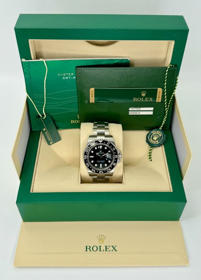 2013 Rolex GMT-Master II 40mm 116710LN Stainless Steel Black Dial