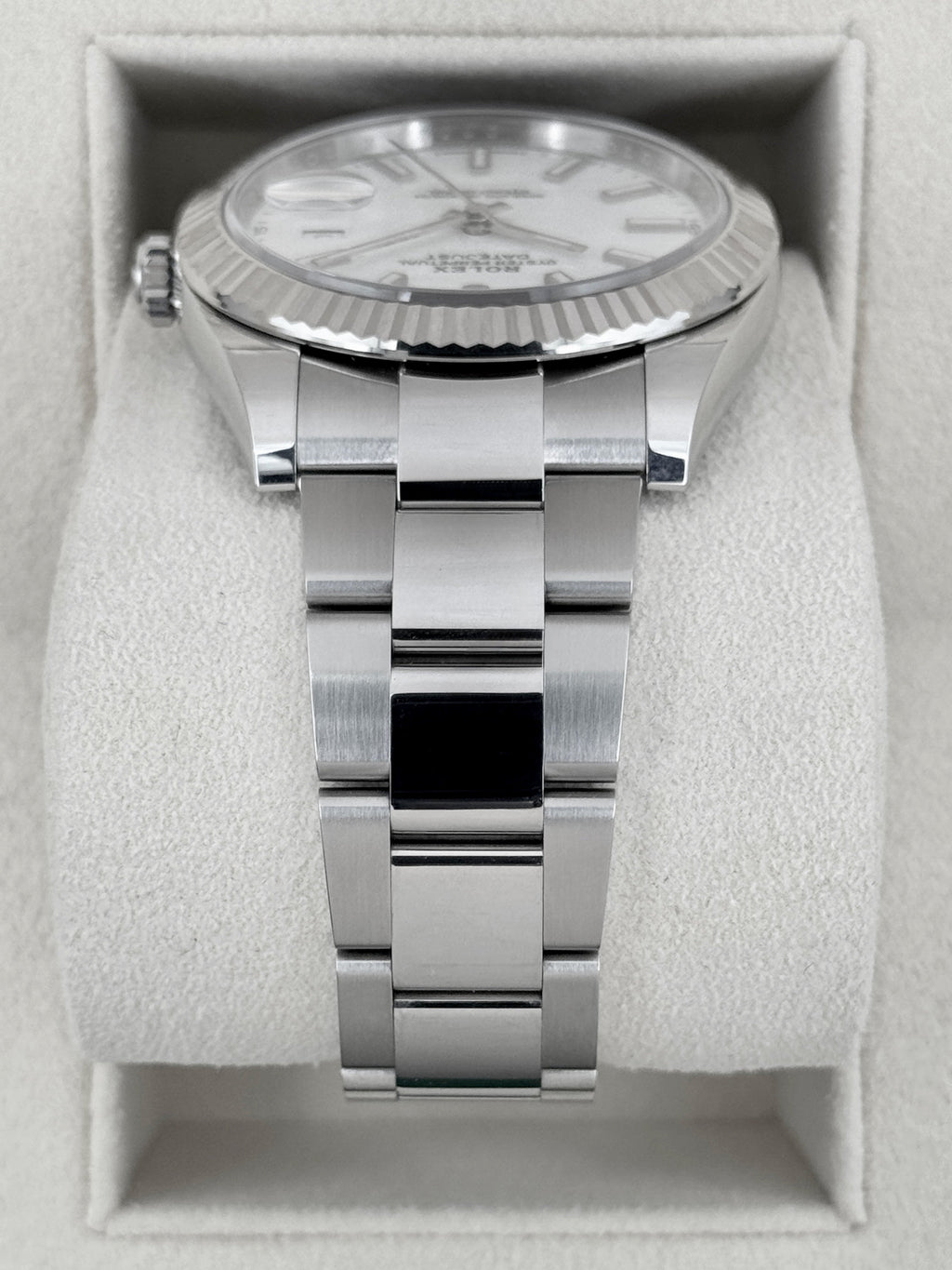 2022 Rolex Datejust 41mm 126334 Stainless Steel Oyster White Dial