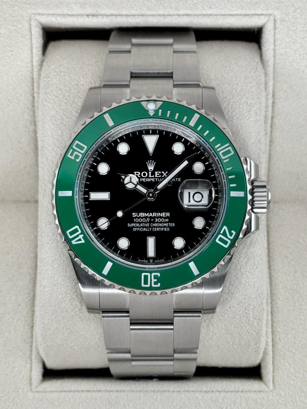 2021 Rolex Submariner "Starbucks" 41mm 126610LV Black Dial