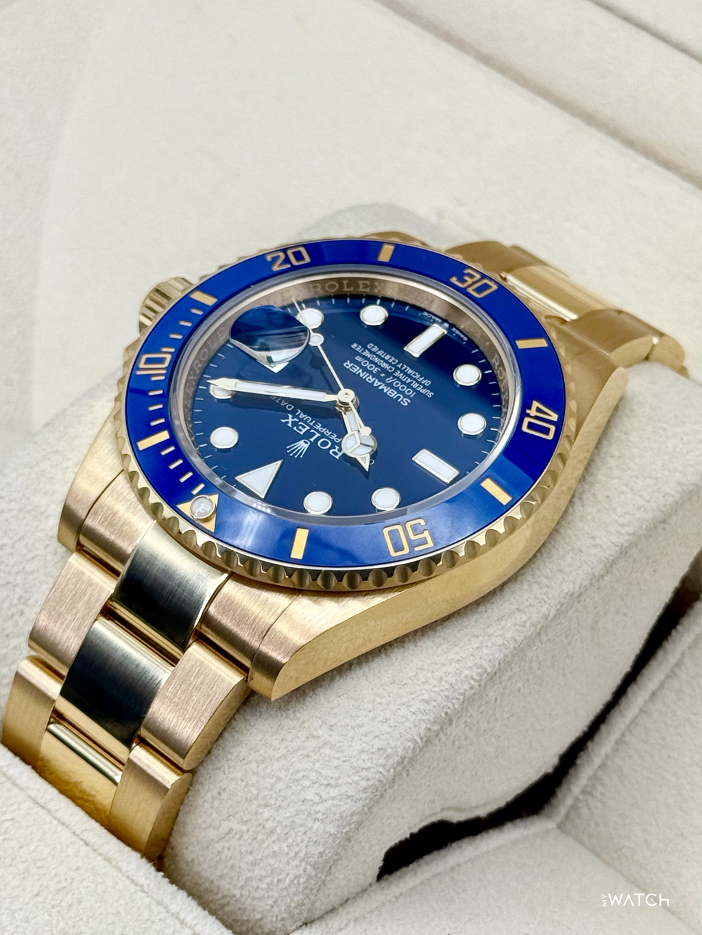 2024 Rolex Submariner "Bluesy" 41mm 126618LB Yellow Gold Blue Dial