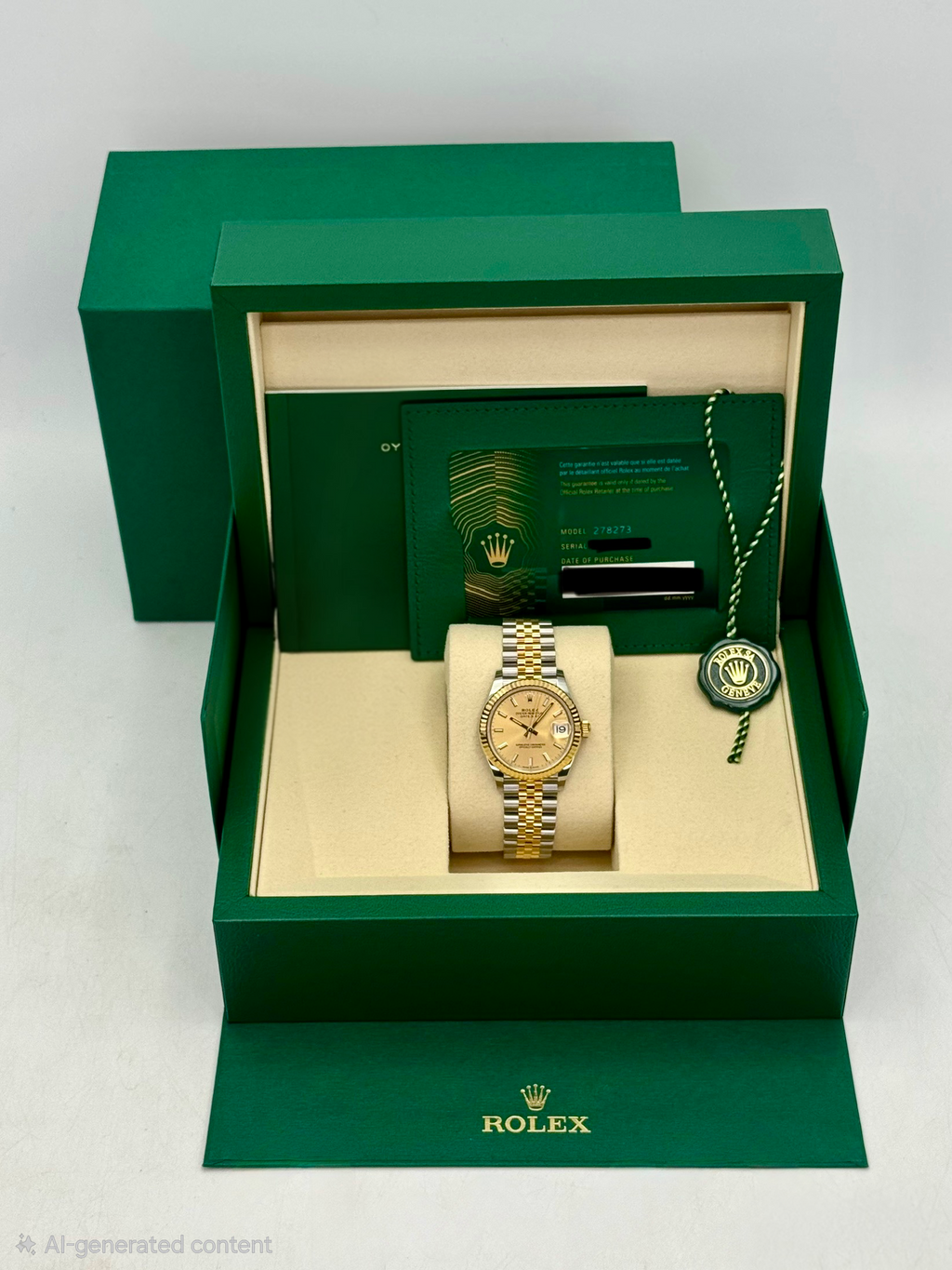 NEW 2026 Rolex Datejust 31mm 278273 Two-Tone Jubilee Champagne Dial