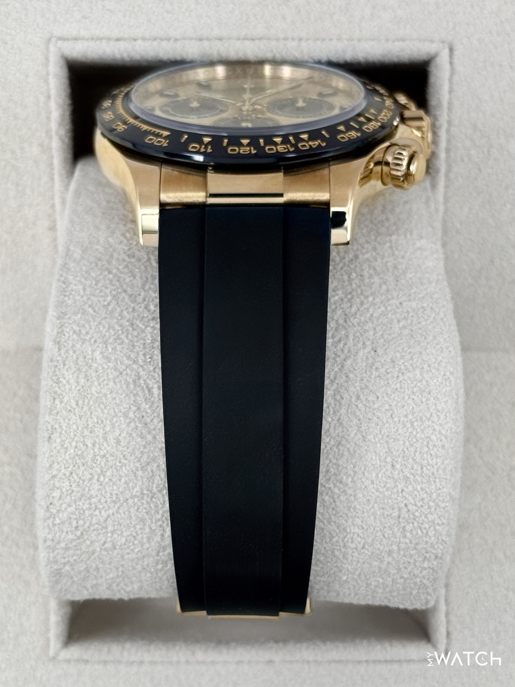 2023 Rolex Daytona 40mm 116518LN 18K Yellow Gold Oysterflex Champagne Dial