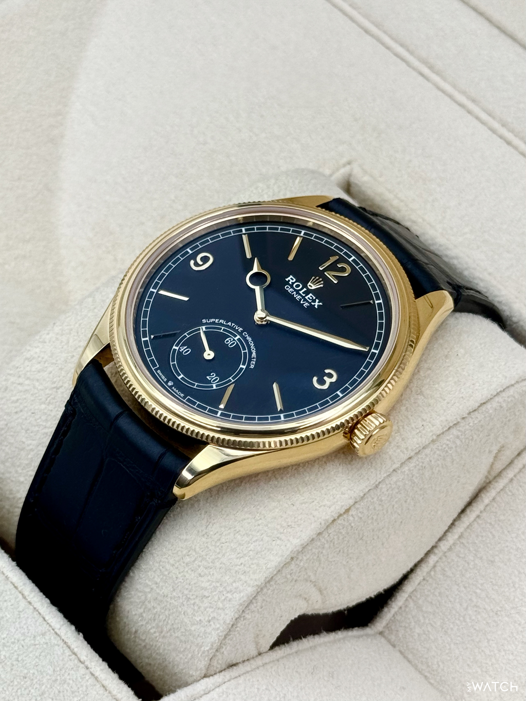 2024 Rolex 1908 39mm 52508 Yellow Gold Black Dial