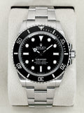 2025 Rolex Submariner 41mm 124060 Stainless Steel Black Dial