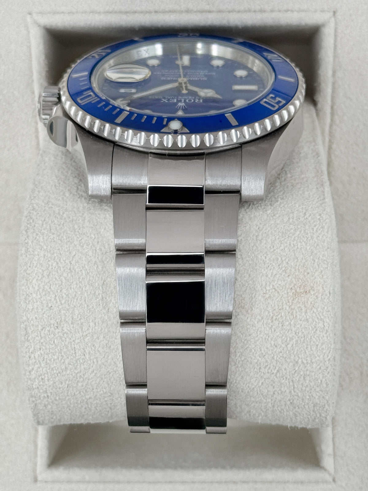 2016 Rolex Submariner Smurf 40mm 116619LB White Gold Blue Dial