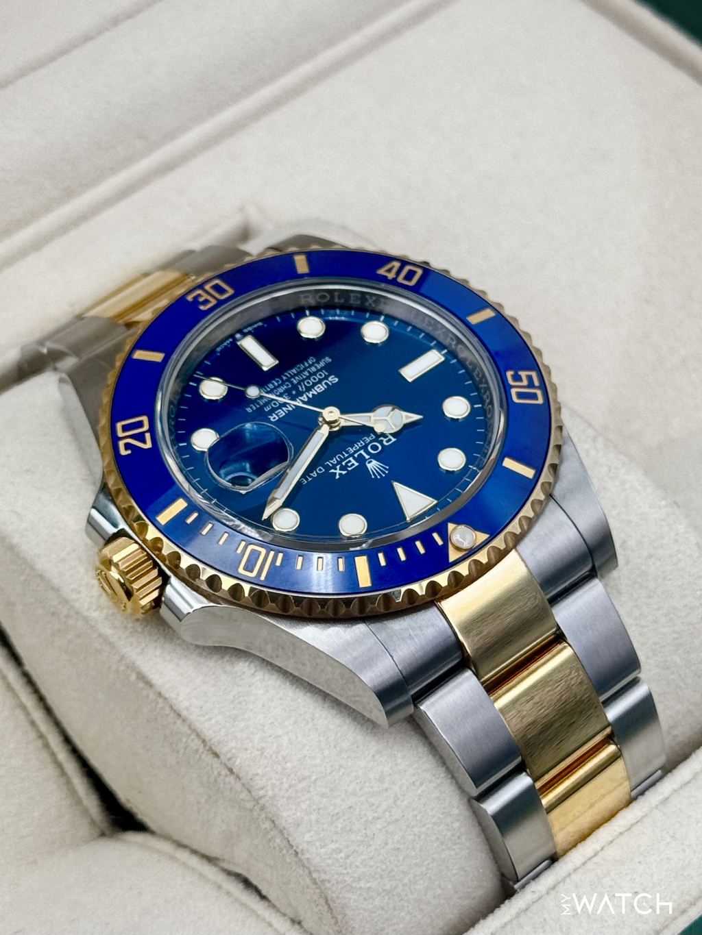 2022 Rolex Submariner "Bluesy" 41mm 126613LB Two-Tone Blue Dial
