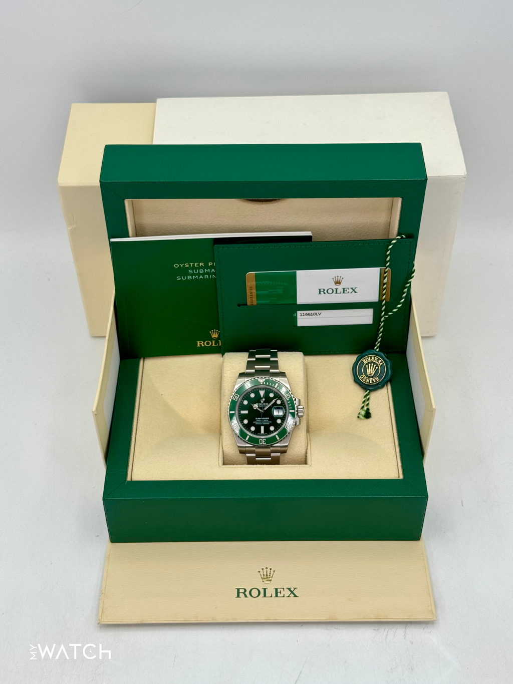 NEW OLD STOCK 2020 Rolex Submariner “Hulk” 40mm 116610LV Green Dial (STICKERED)