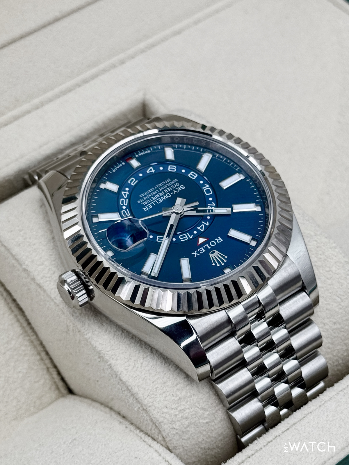 2024 Rolex Sky-Dweller 42mm 336934 Jubilee Blue Dial