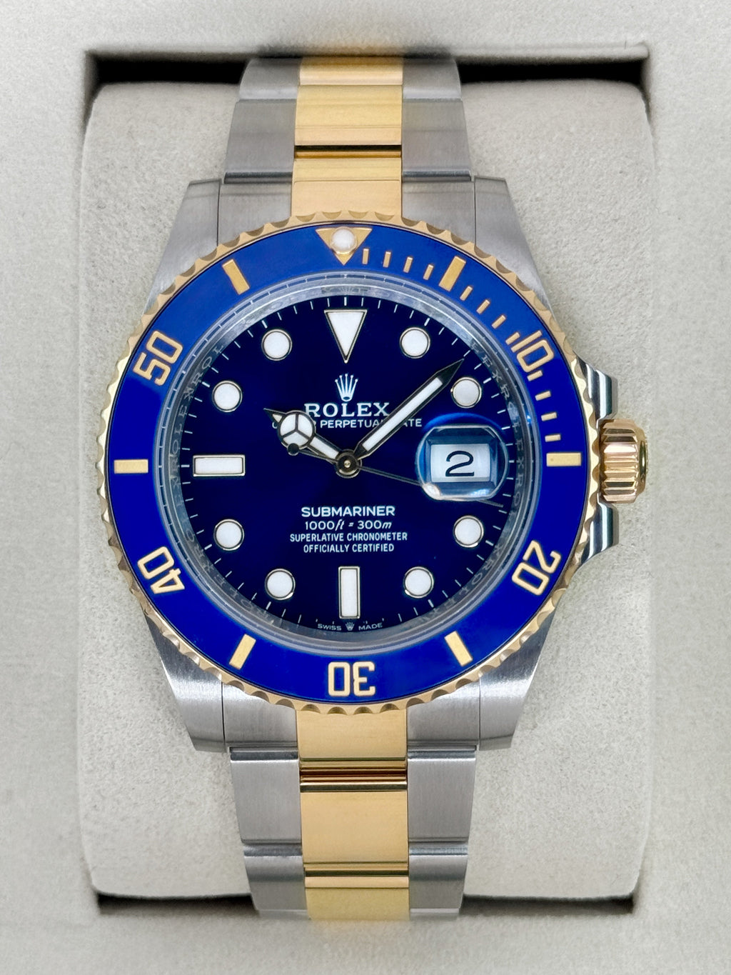NEW 2026 Rolex Submariner Bluesy 41mm 126613LB Two-Tone Blue Dial