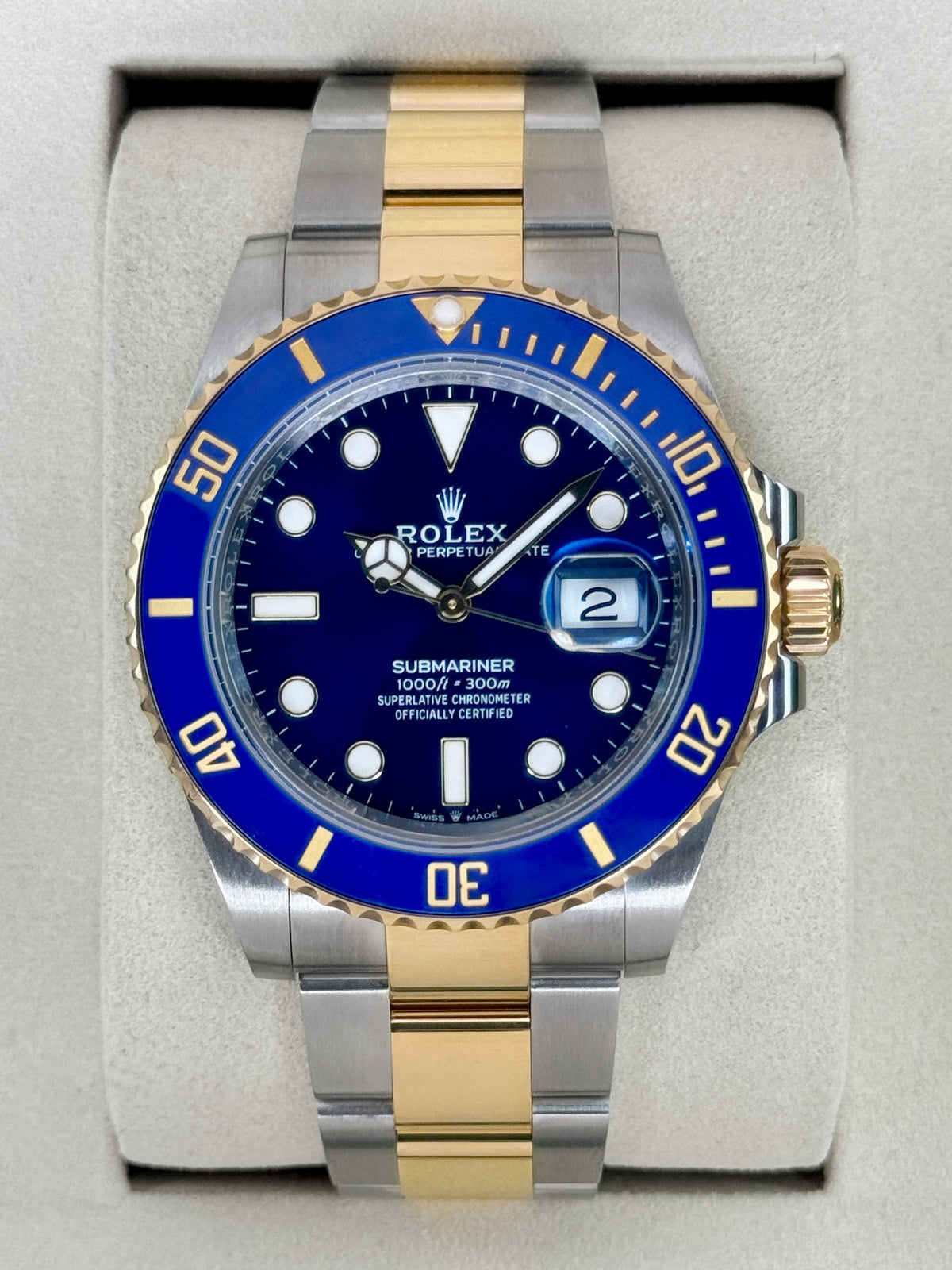 NEW 2026 Rolex Submariner Bluesy 41mm 126613LB Two-Tone Blue Dial