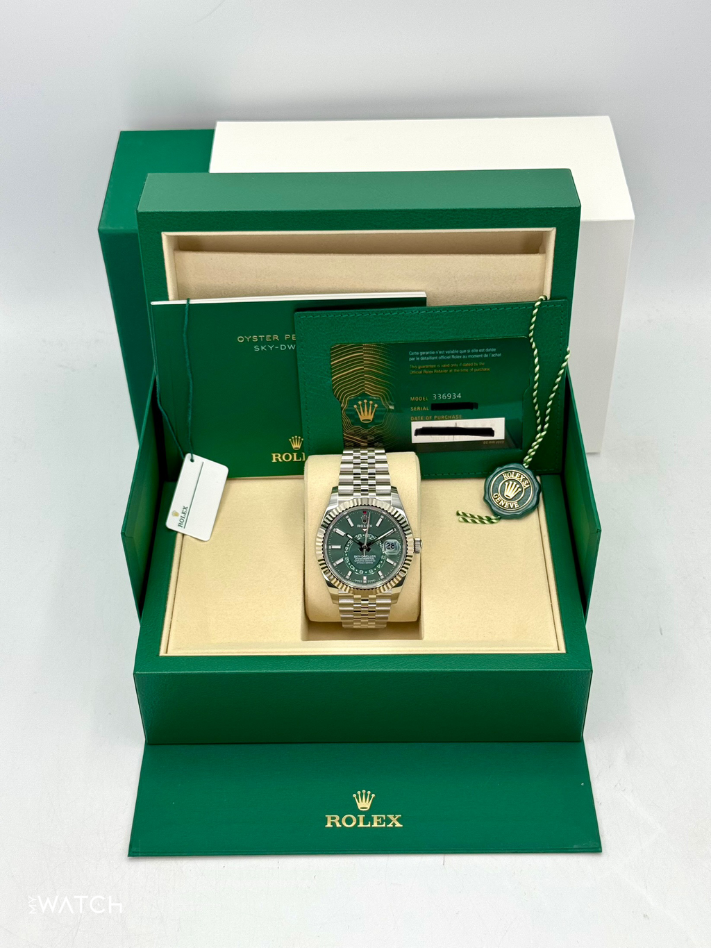 NEW 2026 Rolex Sky-Dweller 42mm 336934 Jubilee Green Dial