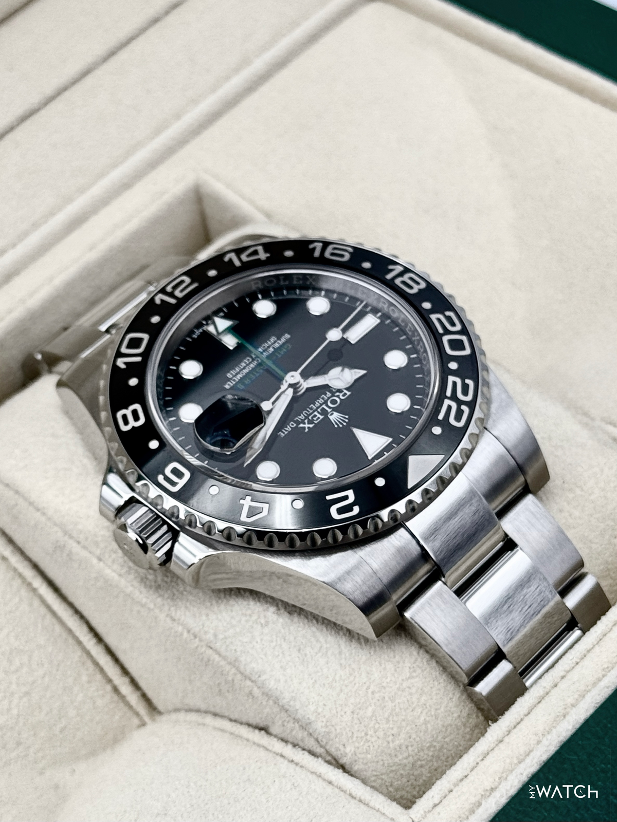2018 Rolex GMT-Master II 40mm 116710LN Stainless Steel Black Dial