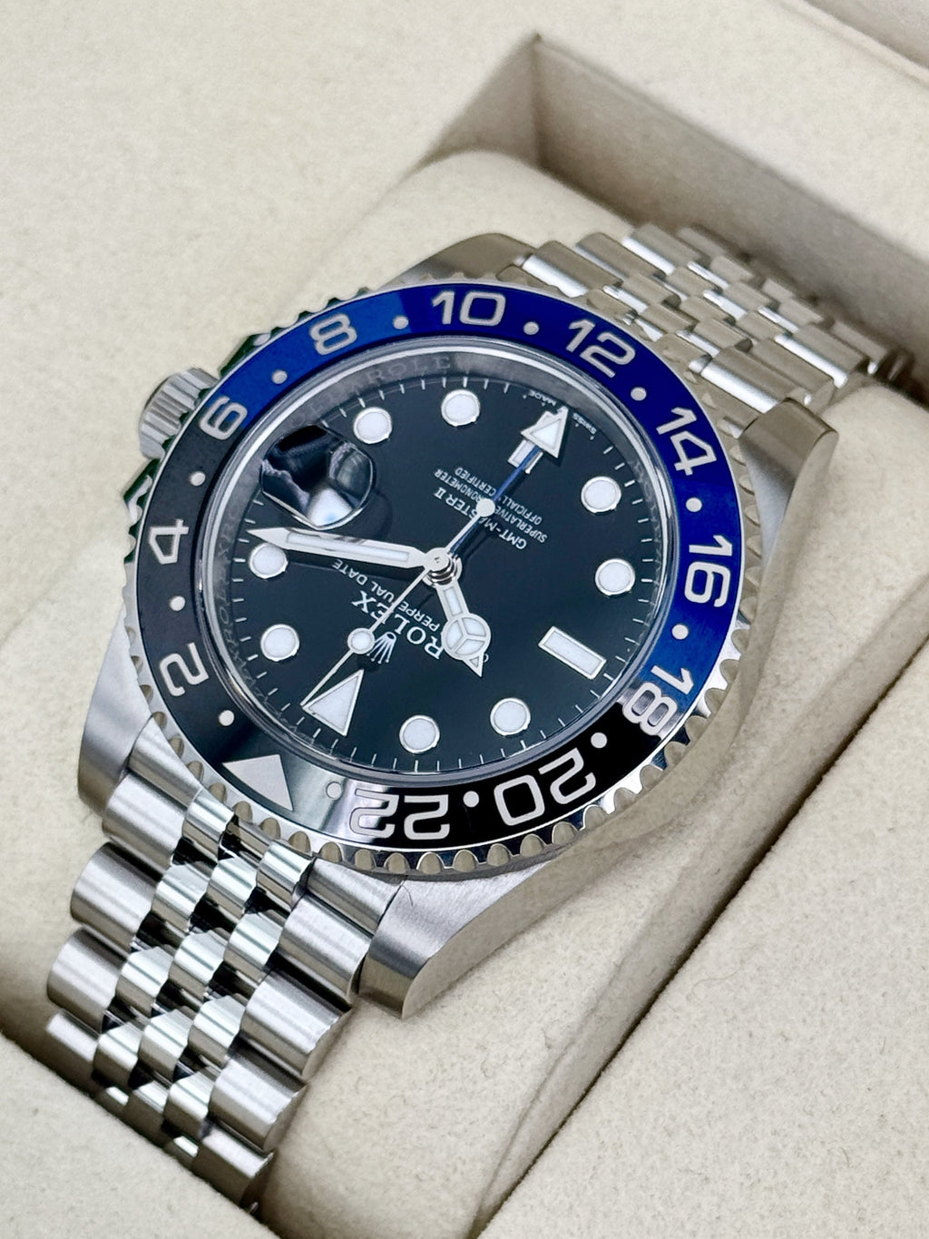 2025 Rolex GMT-Master II "Batgirl" 40mm 126710BLNR Jubilee