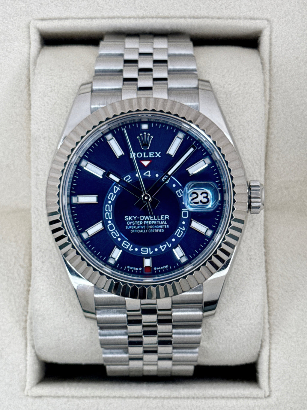 2024 Rolex Sky-Dweller 42mm 336934 Jubilee Blue Dial