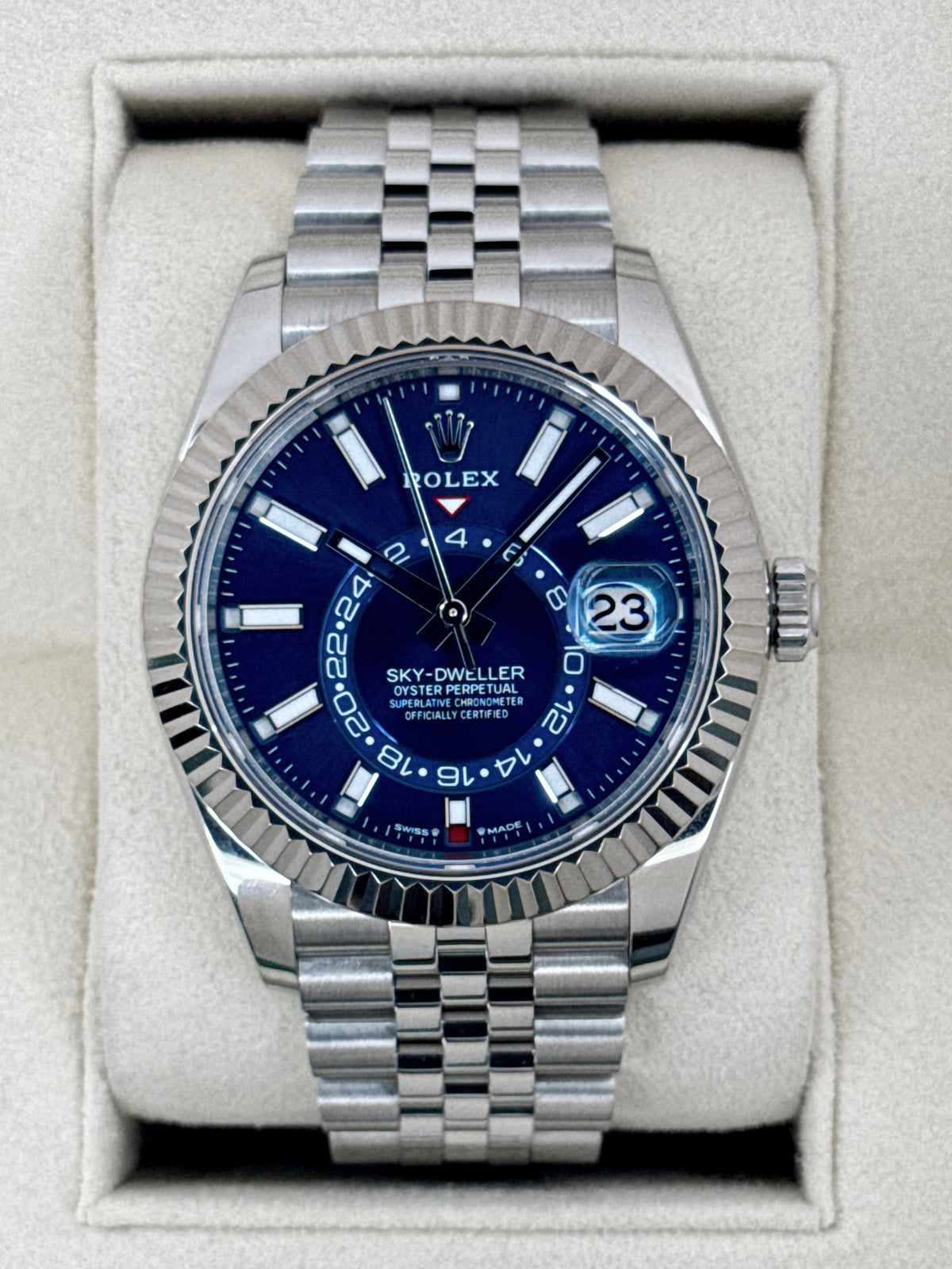 2024 Rolex Sky-Dweller 42mm 336934 Jubilee Blue Dial